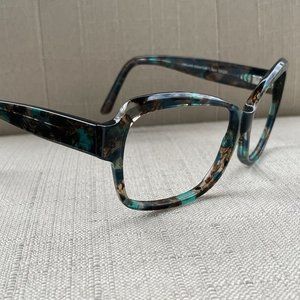 Kirkland Signature Eyeglasses Frame Blue Tortoise Glasses 55[]16 140 Made Italy